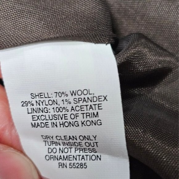 Vintage Y2K Skirt Cottage Academia Steampunk Coquette Feminine Wool Blend Size M - Picture 6 of 7